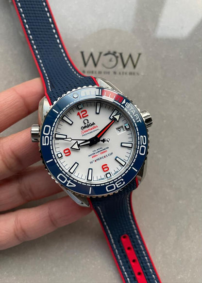 Seamaster Planet Ocean 600M 36TH America’s Cup Auckland 2021 43.5mm VSF SS White Dial Swiss 8900