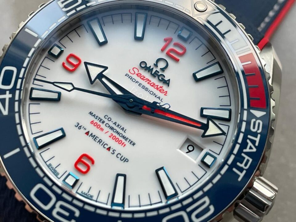 Seamaster Planet Ocean 600M 36TH America’s Cup Auckland 2021 43.5mm VSF SS White Dial Swiss 8900