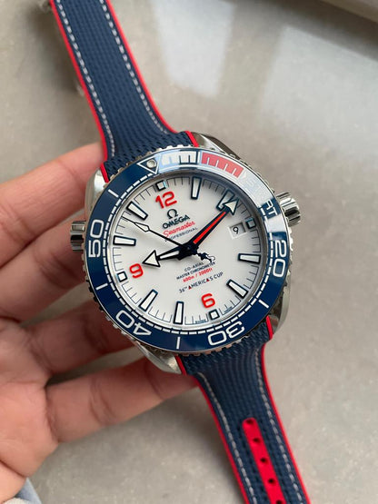 Seamaster Planet Ocean 600M 36TH America’s Cup Auckland 2021 43.5mm VSF SS White Dial Swiss 8900