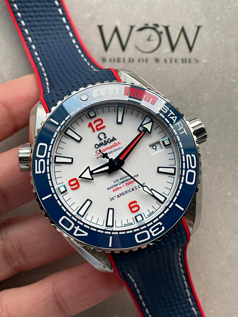 Seamaster Planet Ocean 600M 36TH America’s Cup Auckland 2021 43.5mm VSF SS White Dial Swiss 8900