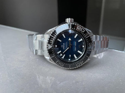 Seamaster 6000M Ultra Deep SS VSF 1:1 Best Edition Deep Blue Dial on SS Bracelet A8912