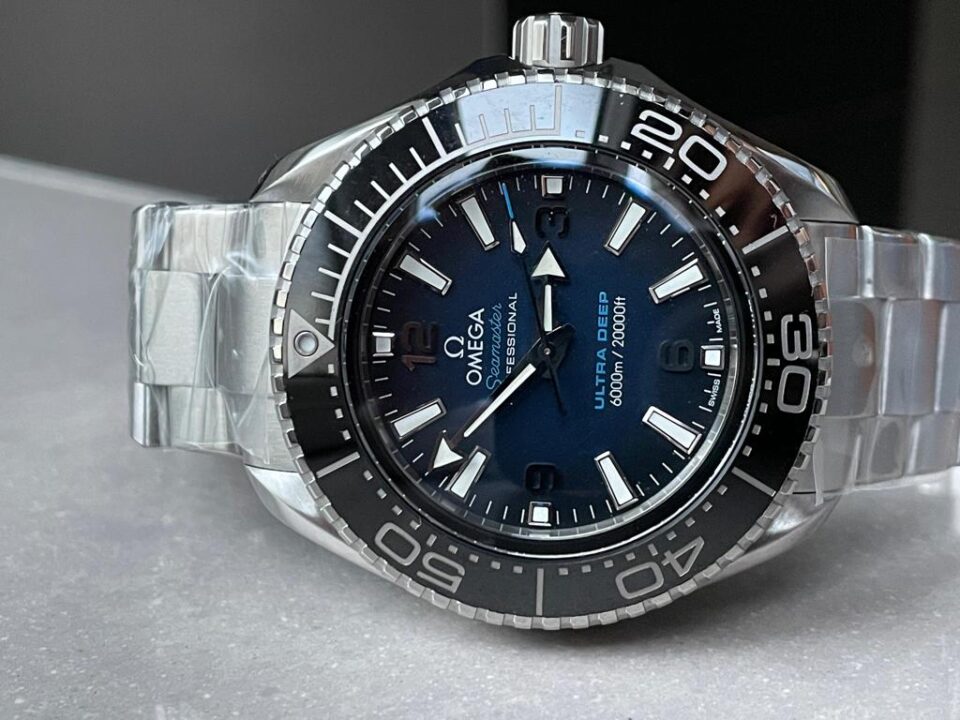 Seamaster 6000M Ultra Deep SS VSF 1:1 Best Edition Deep Blue Dial on SS Bracelet A8912