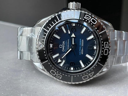 Seamaster 6000M Ultra Deep SS VSF 1:1 Best Edition Deep Blue Dial on SS Bracelet A8912