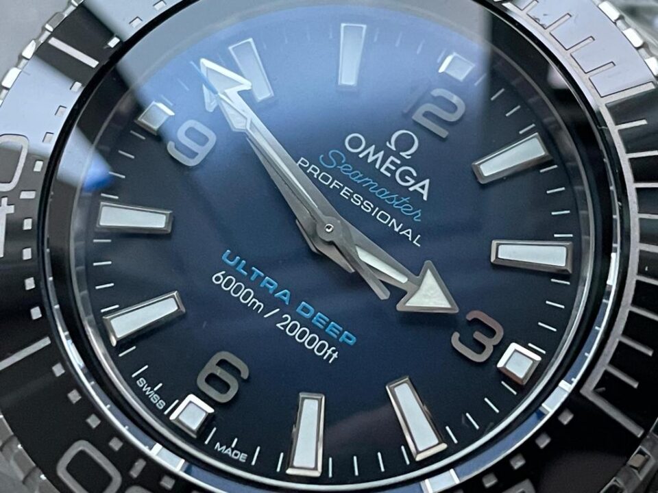 Seamaster 6000M Ultra Deep SS VSF 1:1 Best Edition Deep Blue Dial on SS Bracelet A8912