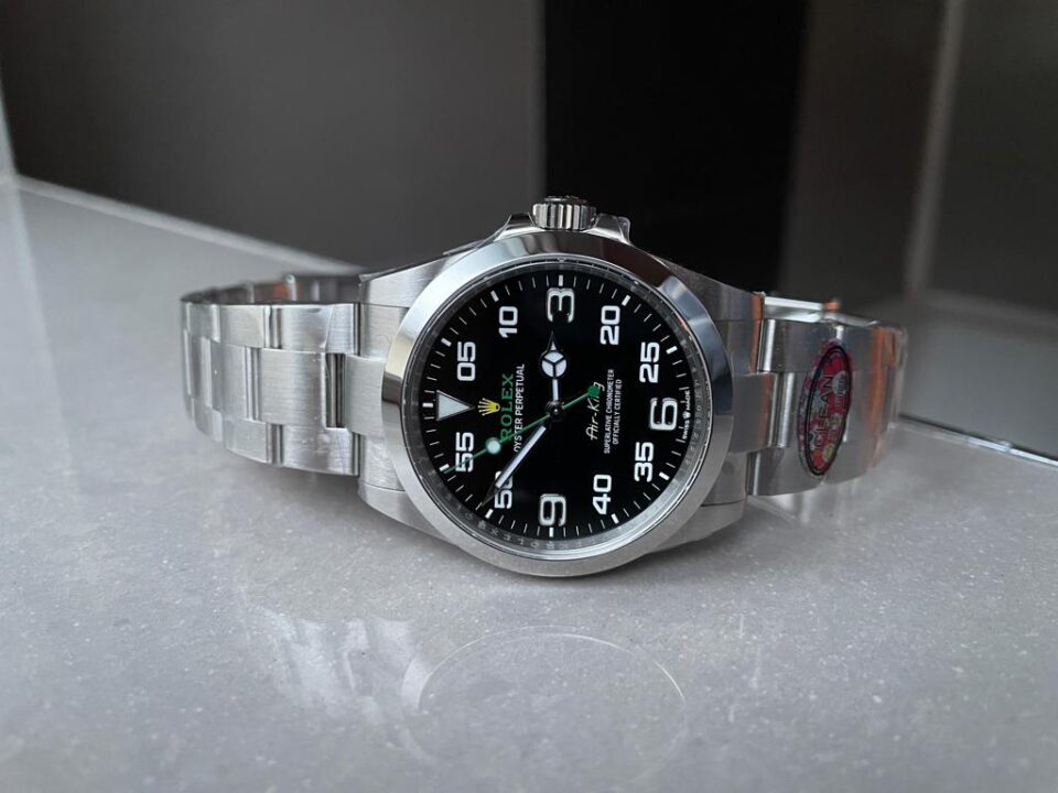 Clean Factory 1:1 Rolex Air-King 40mm 126900 904L SS Black Dial Numerals VR3230