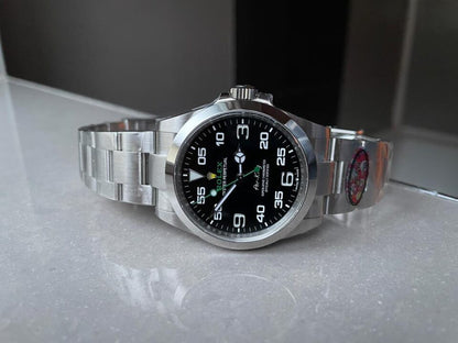 Clean Factory 1:1 Rolex Air-King 40mm 126900 904L SS Black Dial Numerals VR3230