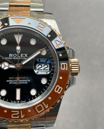 Clean Factory 1:1 Rolex GMT-Master II 126711 CHNR Black/Brown Ceramic Rootbeer Best Edition DD3285 CHS