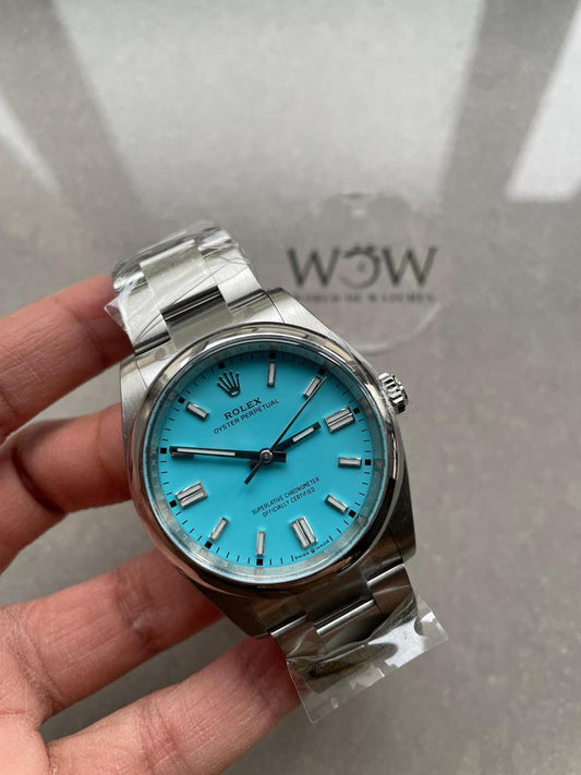 Clean Factory 1:1 Rolex Oyster Perpetual 126000 36mm Best Edition 904L Steel Tiffany Blue Dial VR3230