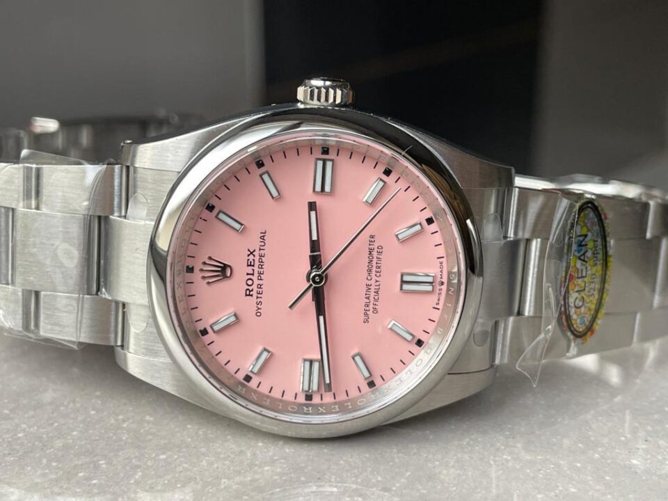 Clean Factory 1:1 Rolex Oyster Perpetual 126000 36mm Best Edition 904L Steel Pink Dial VR3230