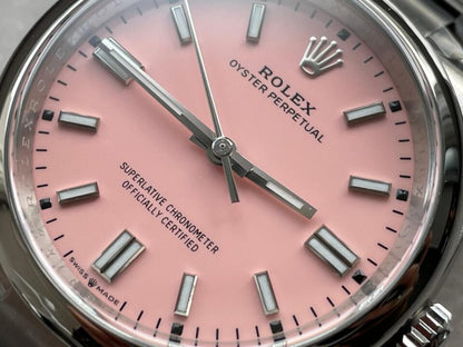 Clean Factory 1:1 Rolex Oyster Perpetual 126000 36mm Best Edition 904L Steel Pink Dial VR3230