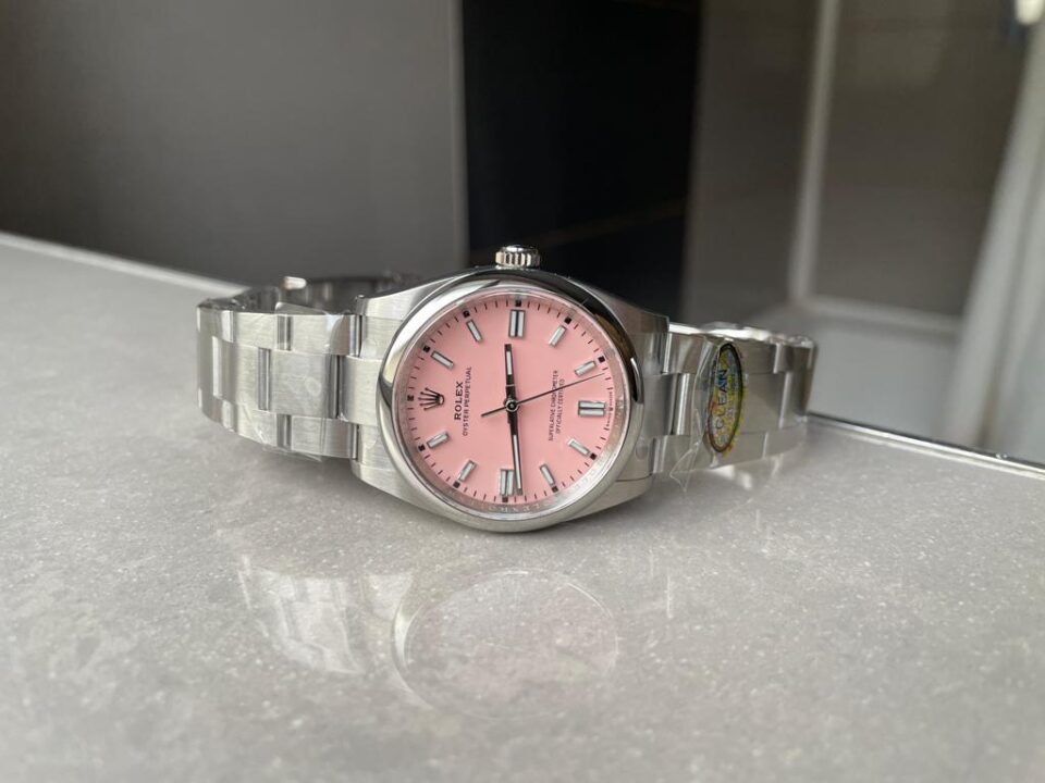 Clean Factory 1:1 Rolex Oyster Perpetual 126000 36mm Best Edition 904L Steel Pink Dial VR3230