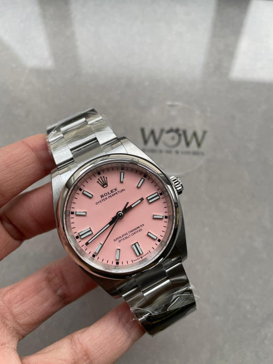 Clean Factory 1:1 Rolex Oyster Perpetual 126000 36mm Best Edition 904L Steel Pink Dial VR3230