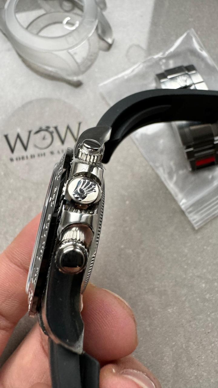 Clean Factory 1:1 Rolex Daytona 116519 904L SS Black Dial A4130
