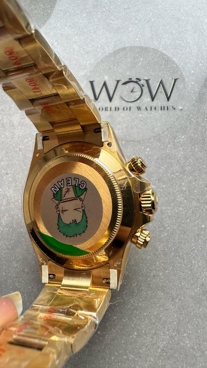 YG factory 1:1 Rolex Clean Daytona 116508 904L YG Black Dial A4130