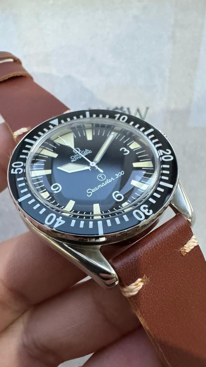 Omega Vintage Seamaster 300 Military Date Automatic Mens Watch