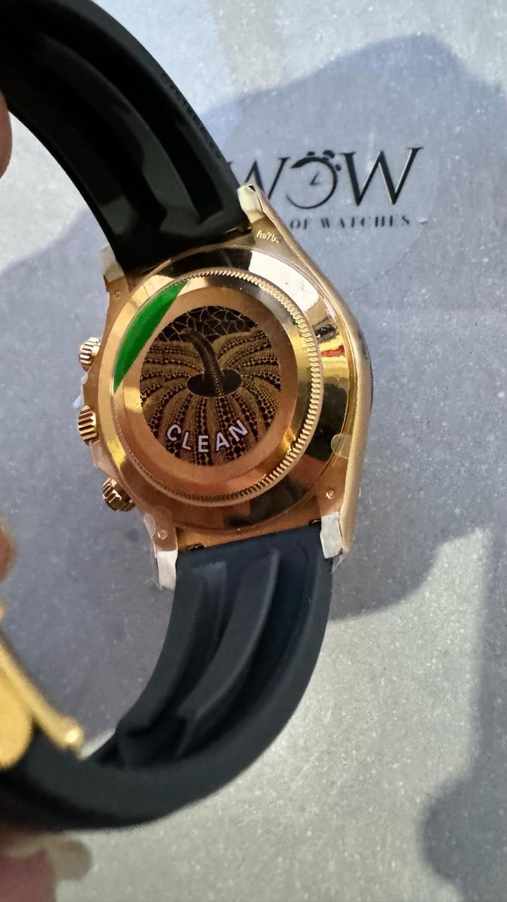 Clean Factory 1:1 Rolex Daytona 116518 Best Edition YG/Black Dial SA4130
