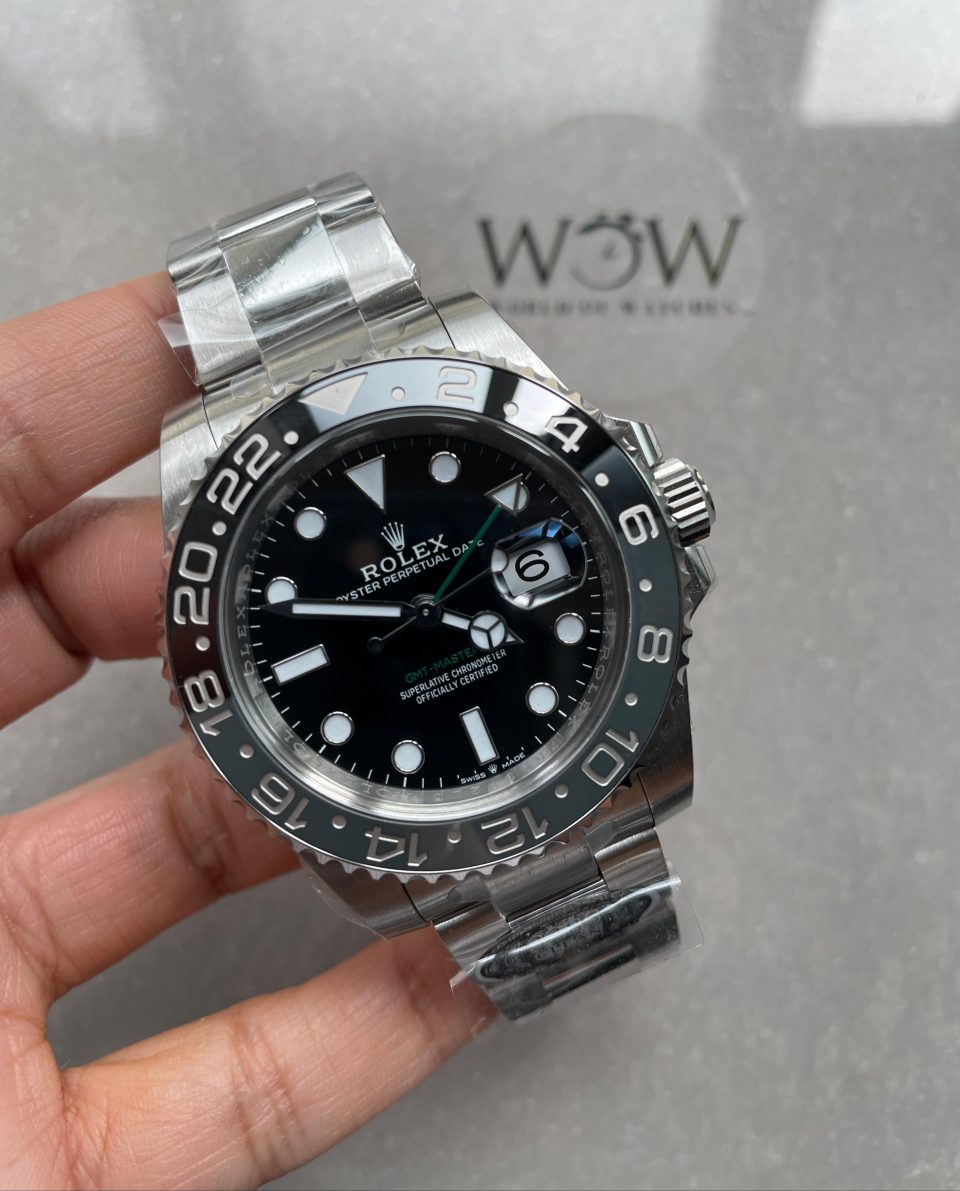 Clean Factory 1:1 Rolex GMT-Master II 126710 Best Edition GRNR Bruce wayne Black/Gray Ceramic 904L Steel DD3285