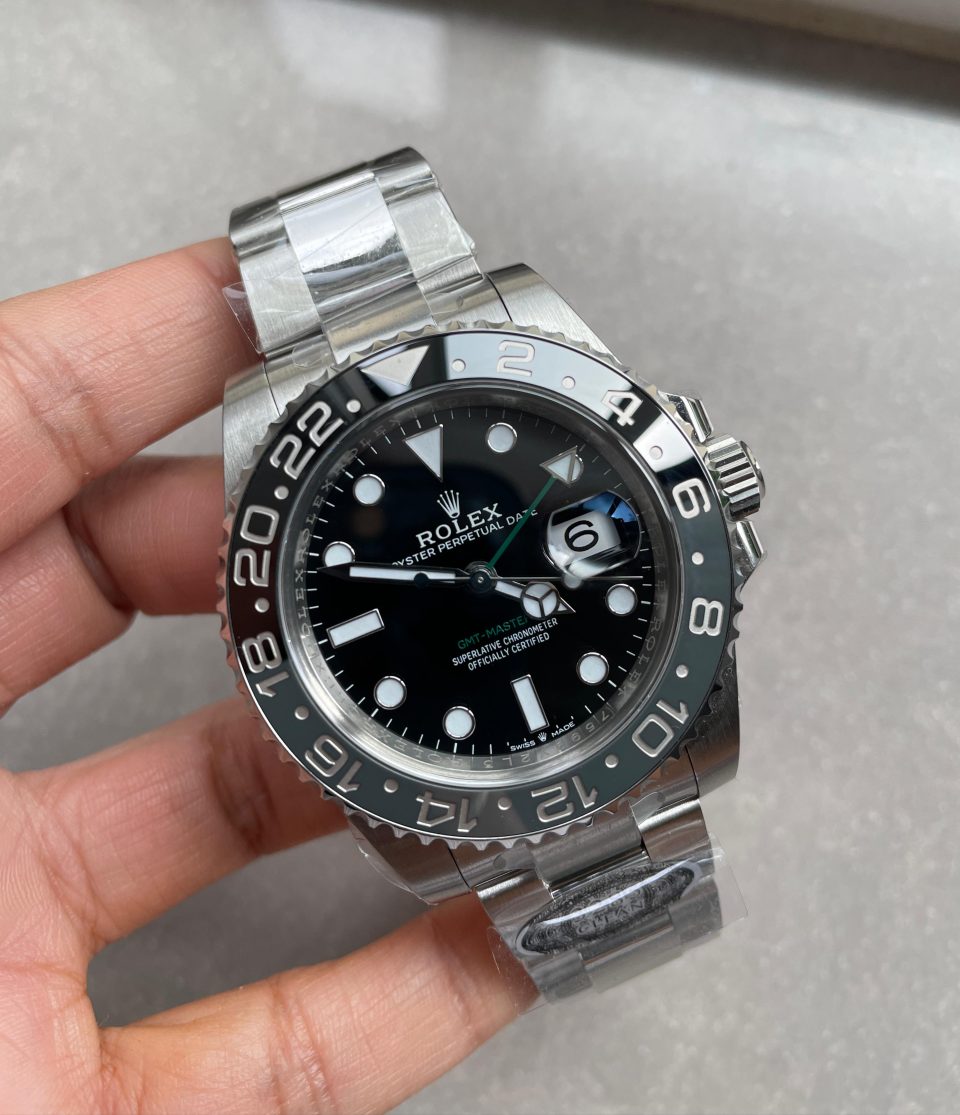 Clean Factory 1:1 Rolex GMT-Master II 126710 Best Edition GRNR Bruce wayne Black/Gray Ceramic 904L Steel DD3285