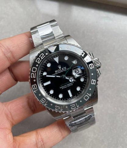 Clean Factory 1:1 Rolex GMT-Master II 126710 Best Edition GRNR Bruce wayne Black/Gray Ceramic 904L Steel DD3285