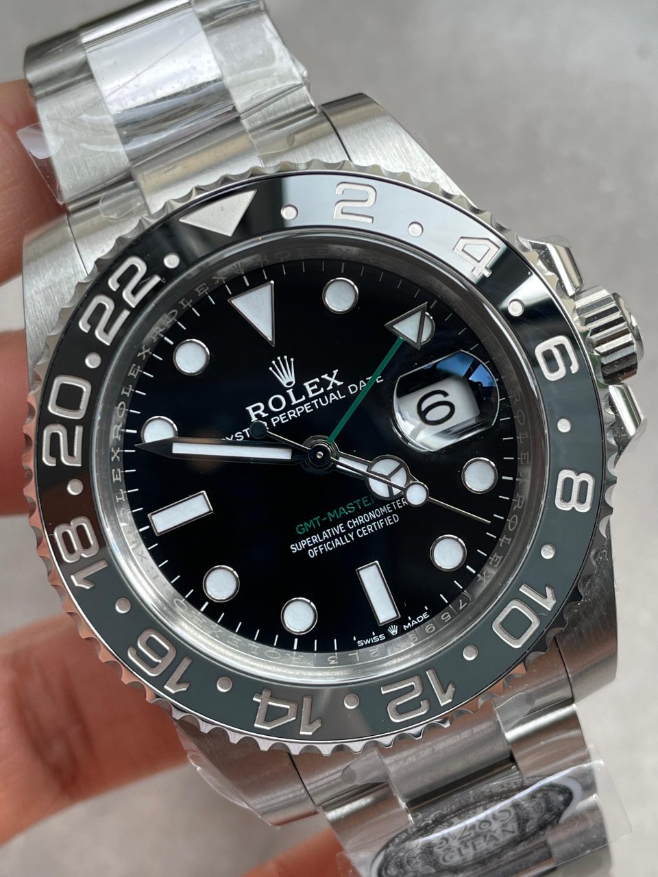 Clean Factory 1:1 Rolex GMT-Master II 126710 Best Edition GRNR Bruce wayne Black/Gray Ceramic 904L Steel DD3285