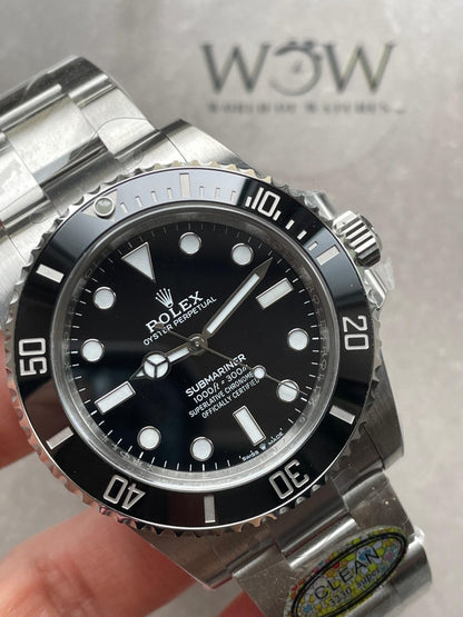 CLEAN FACTORY 1:1 Rolex Submariner 124060LN 904L SS Black Dial VR3230