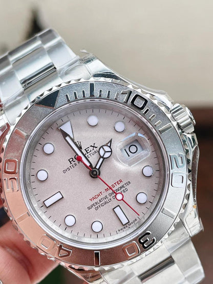 JF FACTORY 1:1 Rolex Yacht-Master 116622 Best Edition Silver Dial SH3135