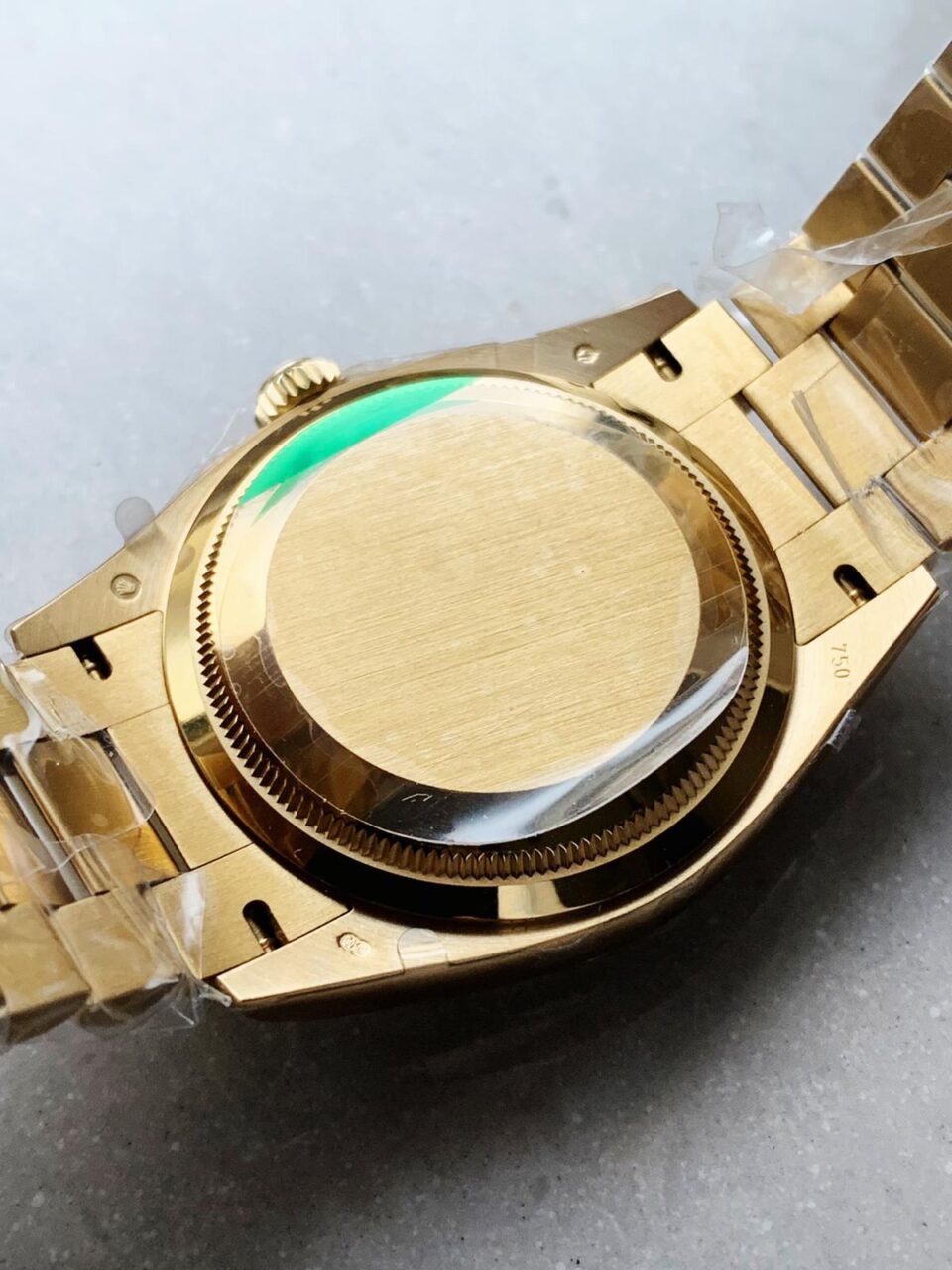 EWF Factory 1:1 Rolex Day Date 40 YG 904L Steel Best Edition Green Dial A3255