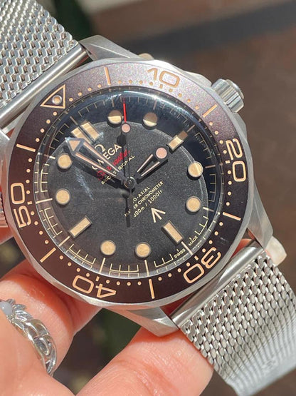 Seamaster 300 “No Time to Die” Limited Edition VSF 1:1 Best Edition on SS Mesh Bracelet A8806 V4