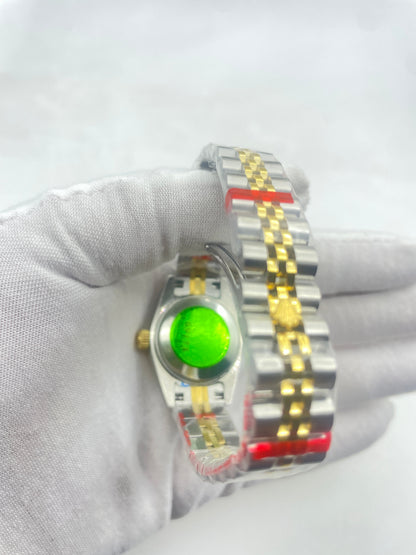 Rolex Lady-Datejust Steel and Yellow Gold Champagne Index Dial  Ref.69173