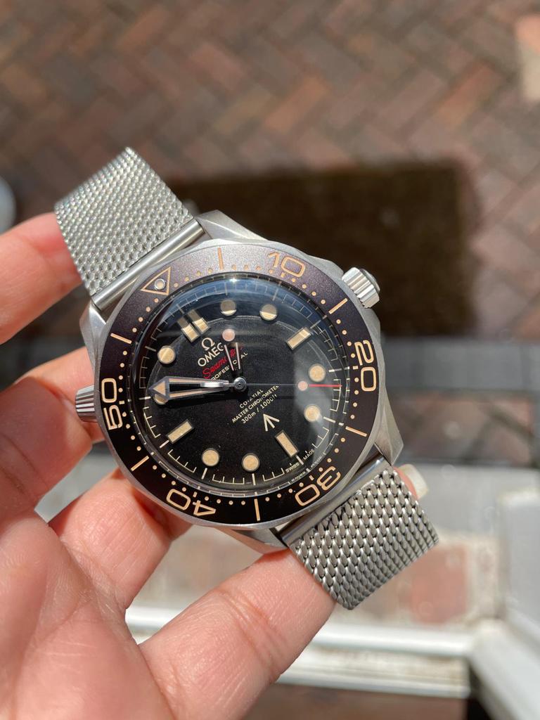 Seamaster 300 “No Time to Die” Limited Edition VSF 1:1 Best Edition on SS Mesh Bracelet A8806 V4