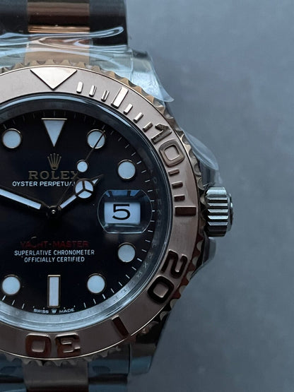 CF FACTORY 1:1 Rolex Yacht-Master 116621 SS/RG 904L steel Black Dial VS3235