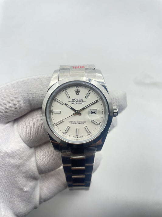 Rolex Datejust II 41 Steel White Index Dial Ref.116300