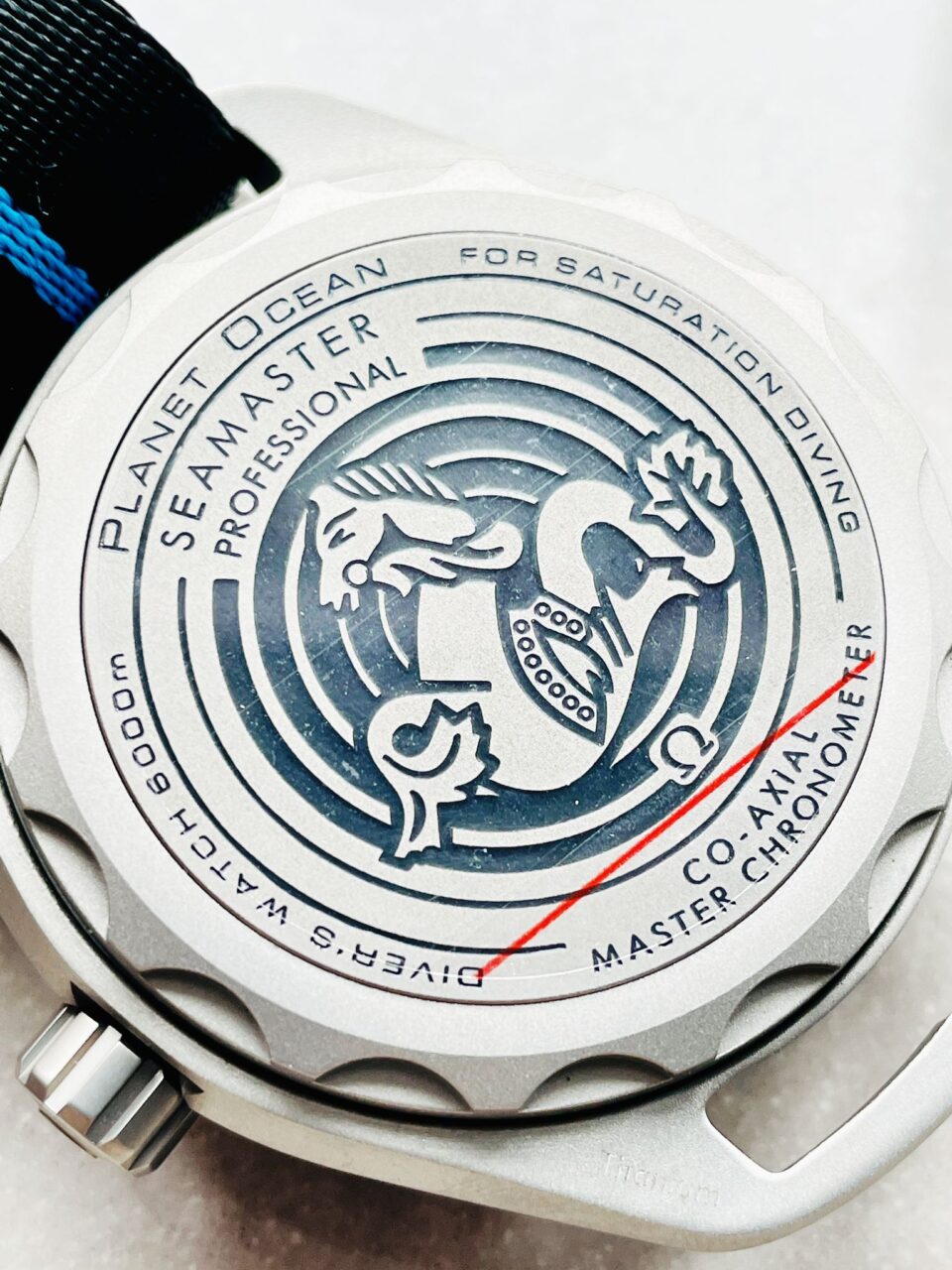 Seamaster 6000M Ultra Deep SS SBF 1:1 Best Edition Black Dial on Black Nylon Strap A8912 Super Clone