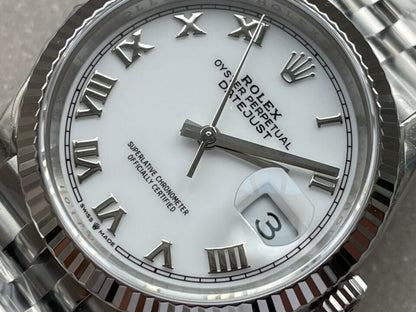 VSF Factory 1:1 Rolex Datejust 41mm 16030 Roman markers White dial VS3235