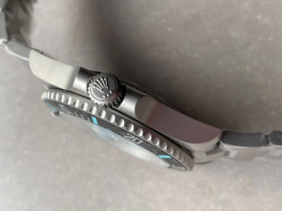 DIWF FACTORY 1:1 Rolex Submariner Sandblasted  Best Edition Carbon Bezel Tiffany Blue Dial Dial VR3135