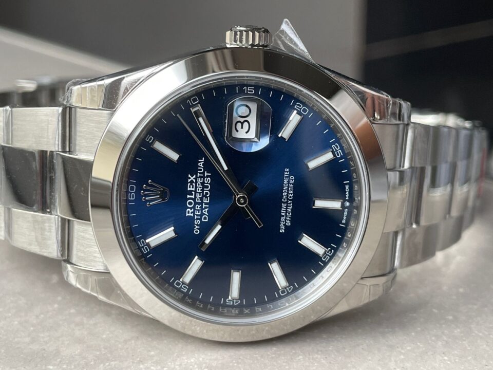 VSF Factory 1:1 Rolex DateJust 41 126300 904L SS Best Edition Blue Dial VS3235