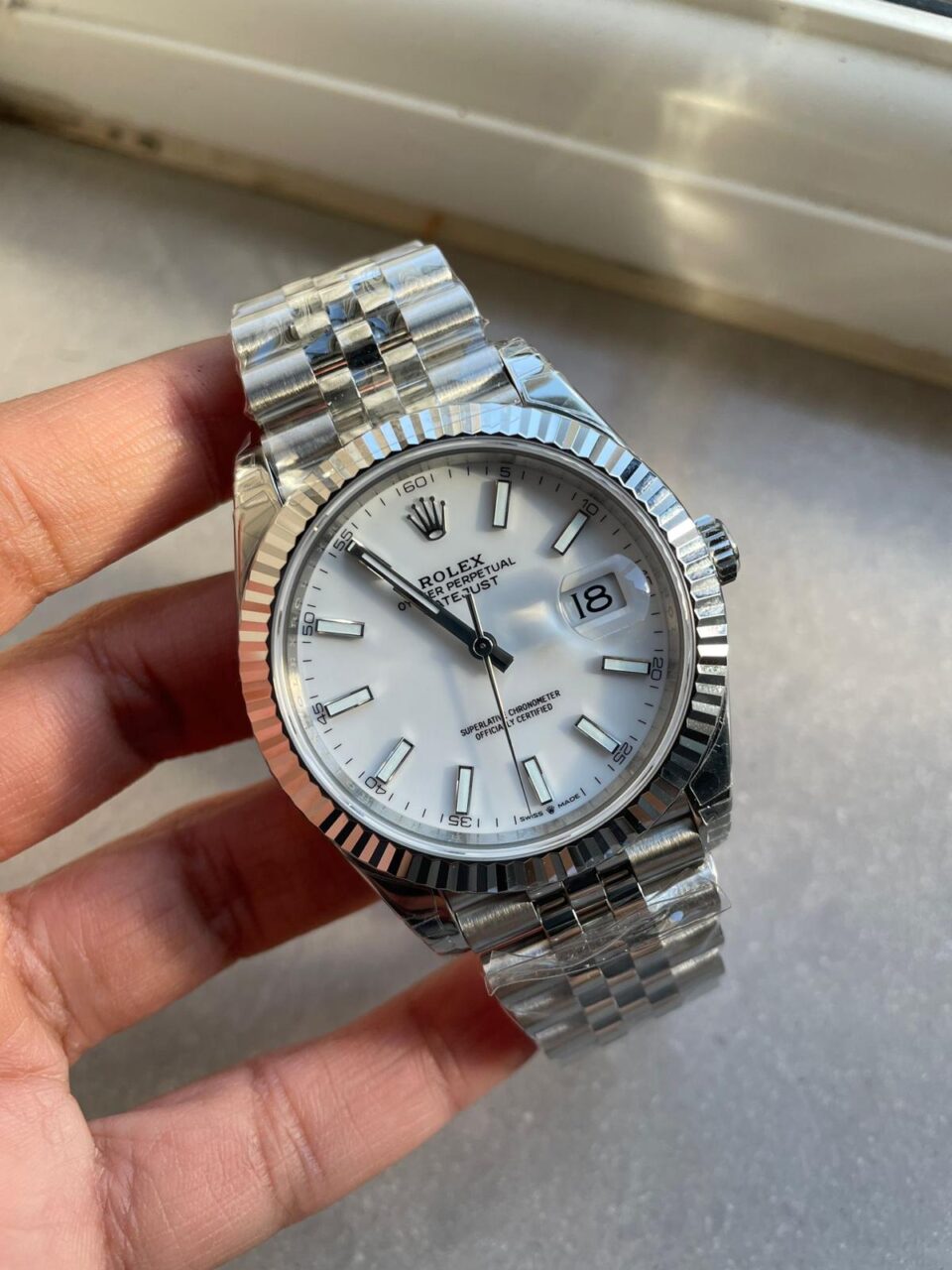 SS VS Factory 1:1 Rolex DateJust 41 Best Edition 904L Steel White Dial