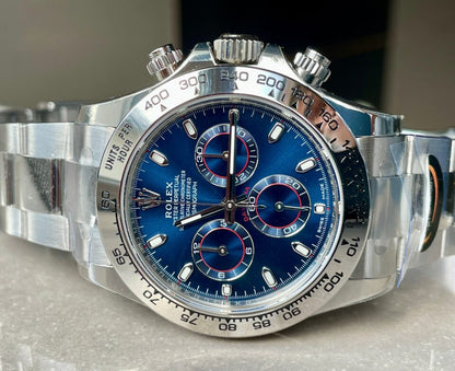BTF factory 1:1 Rolex Daytona 116509 Best Edition Blue Dial SA4130 V2