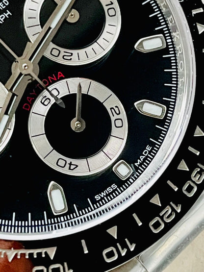 Rolex Daytona 116500 DAYTONA 1:1 Best Edition CF 904L SS Case and Black Dial SA4130