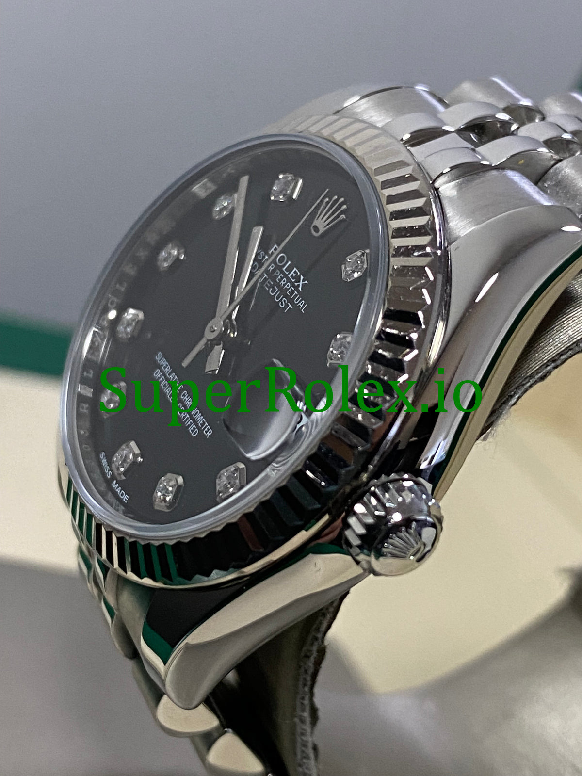 Rolex Datejust 31 Steel Diamond Dial Ref.178274