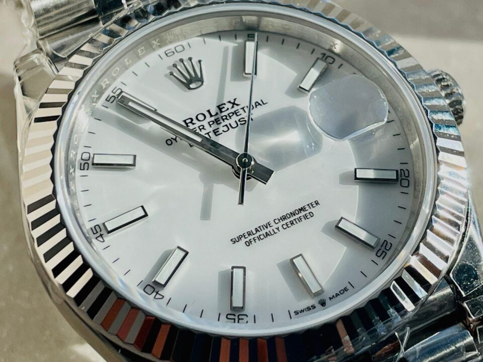 SS VS Factory 1:1 Rolex DateJust 41 Best Edition 904L Steel White Dial
