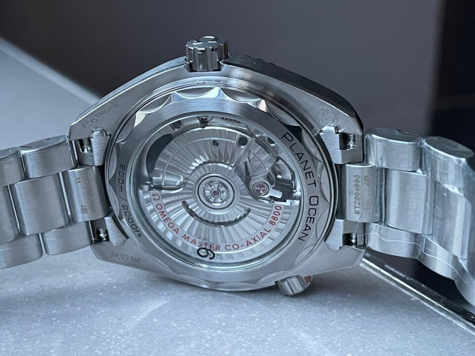 Planet Ocean Sea master 39.5mm White Real Ceramic VSF 1:1 Best Edition on SS strap A8906