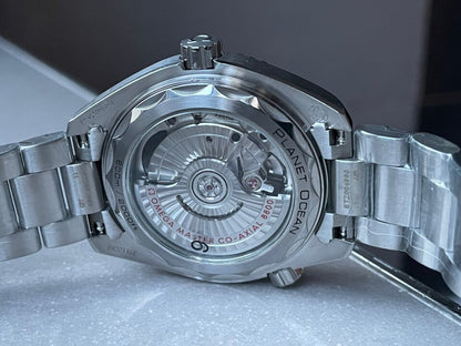 Planet Ocean Sea master 39.5mm White Real Ceramic VSF 1:1 Best Edition on SS strap A8906