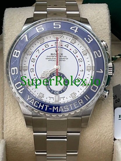 Rolex Yacht-Master II 44MM White Stainless Steel - Ref.116680