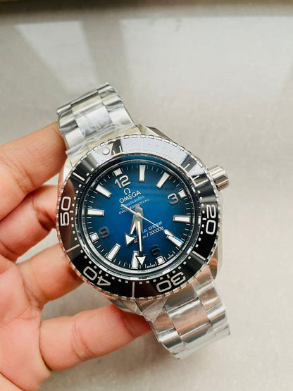 Seamaster 6000M Ultra Deep SS SBF VF 1:1 Best Edition Deep Blue Dial on SS Bracelet A8912 SCG