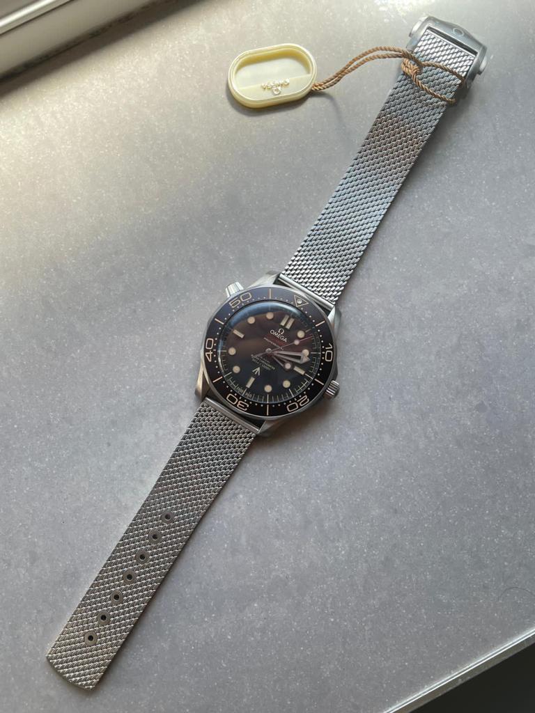 Seamaster 300 “No Time to Die” Limited Edition VSF 1:1 Best Edition on SS Mesh Bracelet A8806 V4