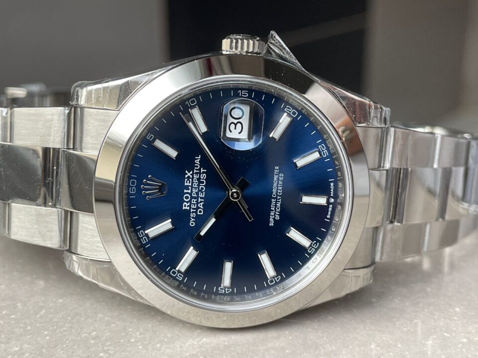 VSF Factory 1:1 Rolex DateJust 41 126300 904L SS Best Edition Blue Dial VS3235
