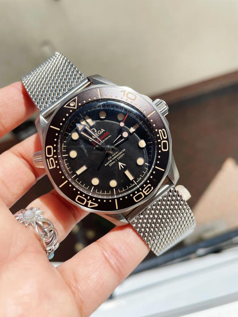 Seamaster 300 “No Time to Die” Limited Edition VSF 1:1 Best Edition on SS Mesh Bracelet A8806 V4