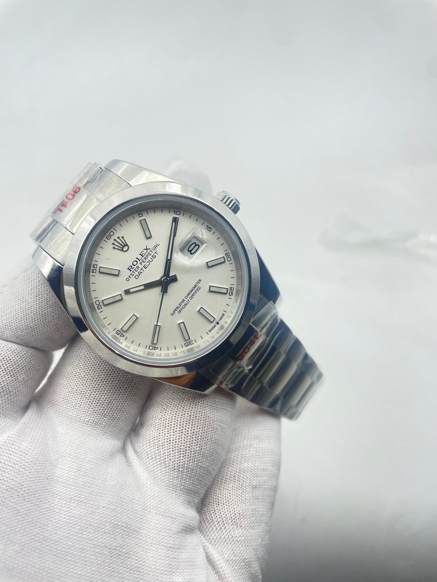 Rolex Datejust II 41 Steel White Index Dial Ref.116300