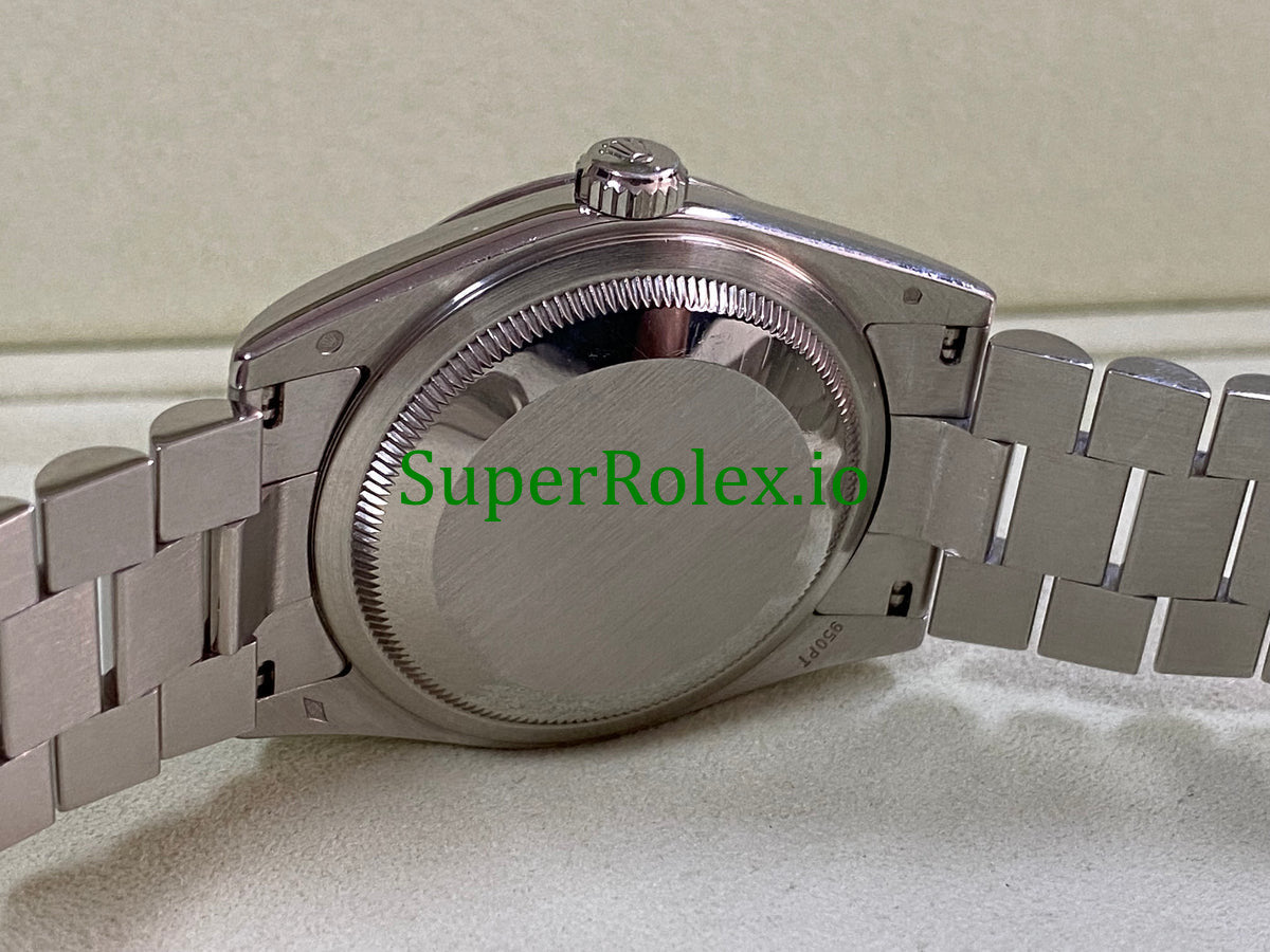 Rolex Platinum Day-Date 36MM Ice Blue Index Dial Ref.118206